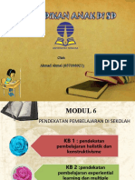 Pendekatan Pembelajaran