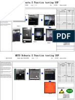 CQA TEST - Robusta S - Founction Testing SOP