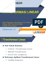 10 Transformasi Linear