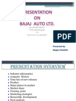 Presentation On Bajaj 11