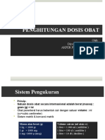 Penghitungan Dosis Obat