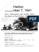 Pearl Harbor, December 7, 1941: Facts, Information and Articles About The Attack On Pearl Harbor, Hawaii