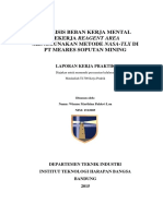 Laporan KP Analisis Beban Kerja Mental Pekerja Reagent Area