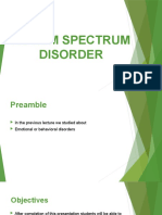 20 Autism Spectrum Disorder (ASD)