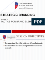 Session 9 Tactics For Brand Elements 2