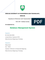 Database Management System