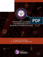 PSICOLOGIA, LAICIDADE E AS RELAÇÕES COM A RELIGIÃO E A ESPIRITUALIDADE