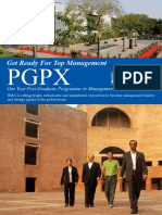IIMA PGPX One Year Post-Graduate Programme in Management for Executives