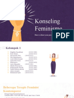 Beberapa prinsip utama terapi feminis dalam penilaian dan diagnosis