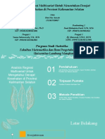 Analisis Regresi Multivariat Untuk Mengetahui Derajat Kesehatan di Provinsi Kalimantan Selatan