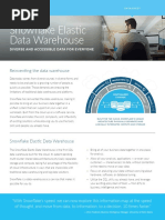 Snowflake Elastic Data Warehouse