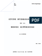 Etude Hydrologique de La Mefou Sup