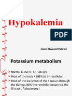 Hypokalemia: Jazeel Owayed Rata'an