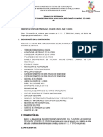 20. TDR de Insumos Para Implementacion COVID-19