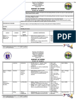 G10 English Budget of Work 4th Quarter PDF