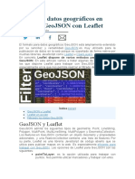 Filtrando Datos Geográficos en Formato GeoJSON Con Leaflet