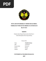Download pengaruh pemberian merkuri klorida thp hati ikan mas by Syamsul Bahri SN51030624 doc pdf
