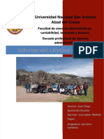 Informe Del Citytour-Cusco