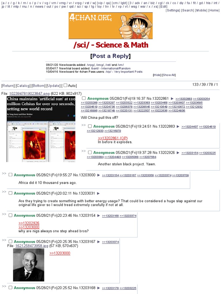 Sci - Will China Pull This Off - Science & Math - 4chan | PDF | Fusion ...