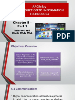 ITN5-1 Introduction to Information Technology Chapter 5 Part 1 Networks