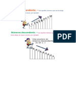 Números Ascendente y Descentes