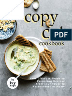 Copycat Cookbook Ultimate Guide To Preparing Recipes From Your Favorite Restaurants at Home 2021