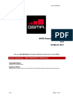 GPRS Roaming Guidelines V5.0 30 March 2011: GSM Association Non Confidential Official Document IR.33