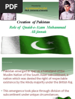 Creation of Pakistan and Role of Quaid-e-Azam (Dr. Atif Aftab)