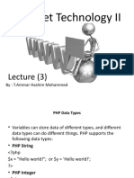 Internet Technology II: Lecture