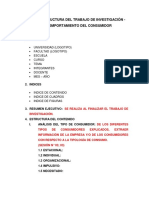 Estructura Del Trabajo de Investigación - CC