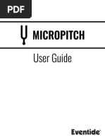 MicroPitch User Guide