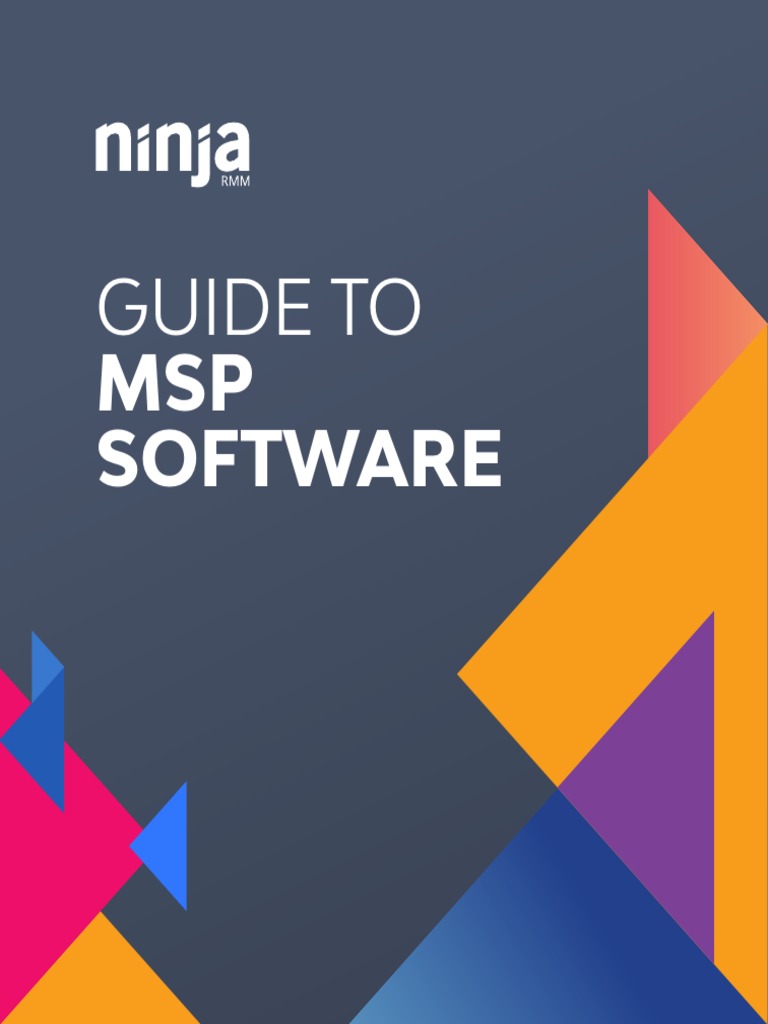 Ninja RMM Guide To MSP Software PDF Cybercrime Information Technology