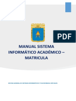 Manual de Matricula