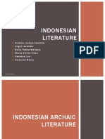 Indonesian Literature Kelompok Andrew