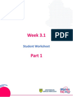 Week 3.1: Student Worksheet