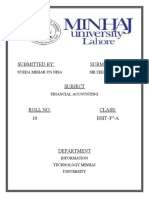 Accounting transactions for Muhammad Faizan and Mr Babar