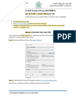 Computer Data Security & Privacy (324 COMP-3) Procedure To Install / Execute Software For Lab