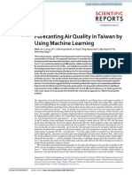 Scientific Reports - Forecasting Air Quality in Taiwan by Using Machine Learning