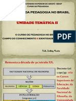 A formação do pedagogo no Brasil: evolução histórica do curso de pedagogia