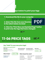 Hello!: Follow The Steps Below To Print Your Tags