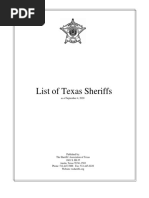 Texas County Codes List | PDF | Sports & Recreation