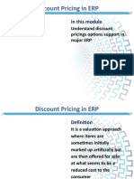 71- Discount Pricing in ERP