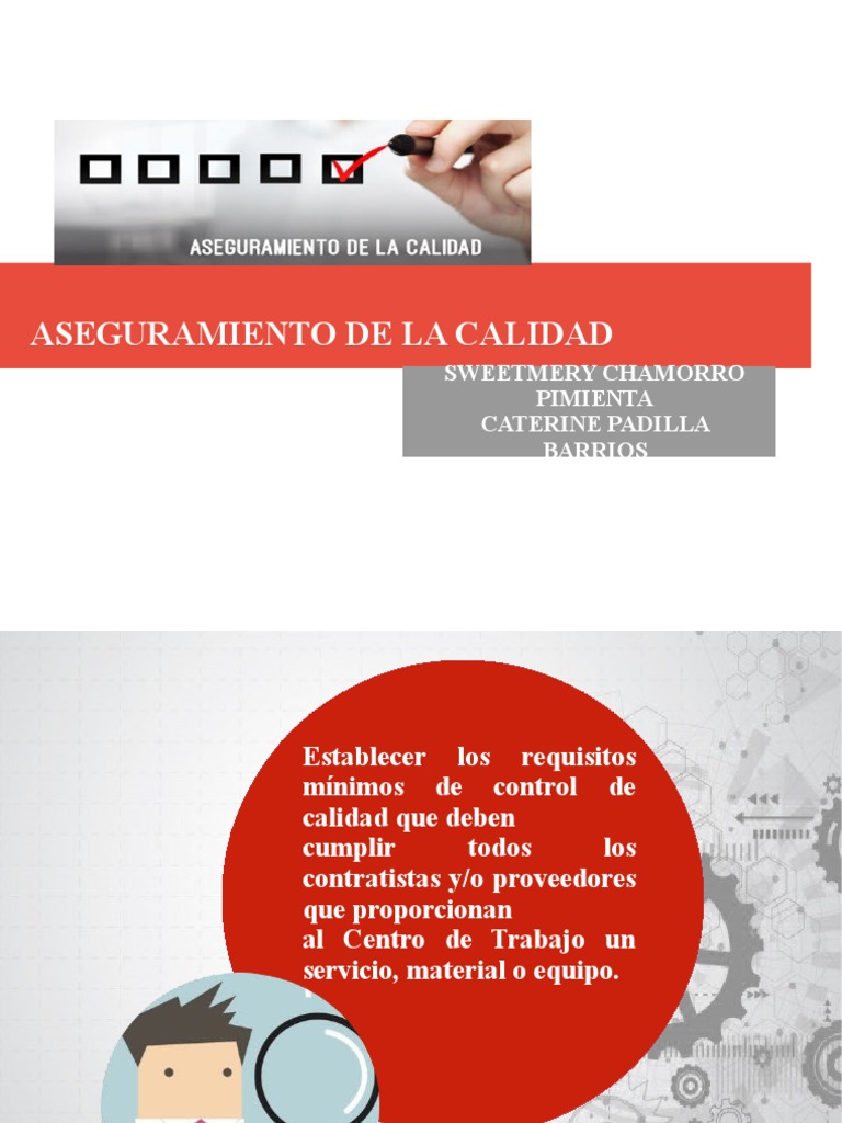 Aseguramiento de Calidad en Servicios Críticos | PDF | Calidad ...