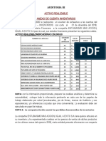 Datos de Cuentas Del Activo Inventarios Upse 2021