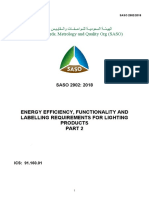 SASO 2902/2018 ENERGY EFFICIENCY AND LABELLING FOR LIGHTING