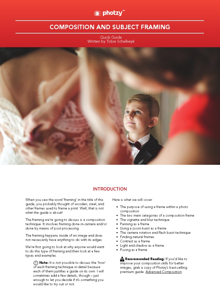 Composition and Subject Framing | PDF | Shutter Speed | Camera