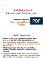 Logical Deduction: II: Introduction To Predicate Logic