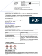 FDS Sulfato de Zinc
