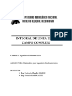Apunte de Catedra -Integral de Linea en El Campo Complejo