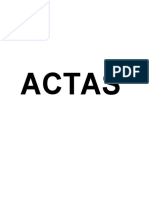 Actas Sena